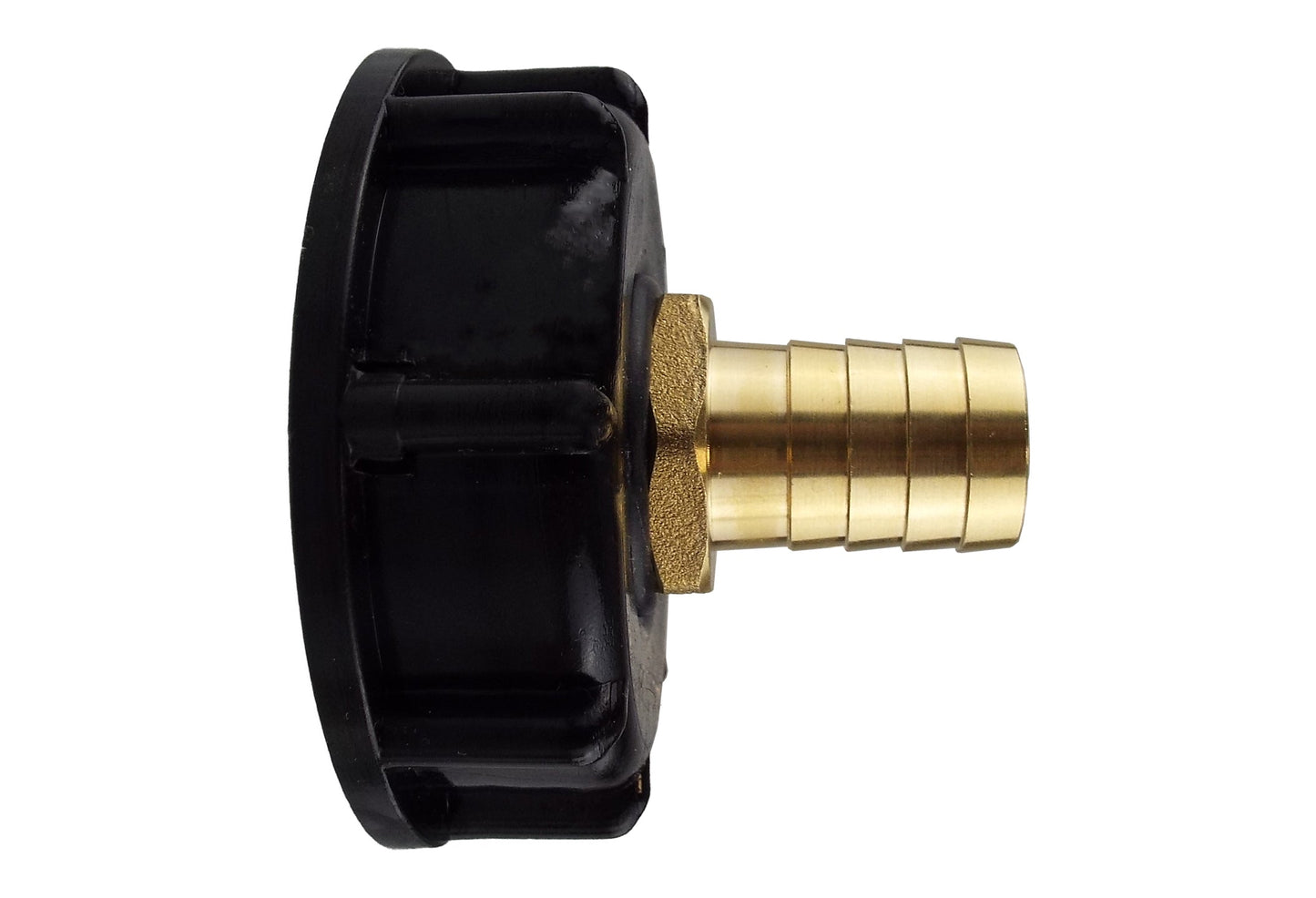 IBC 2” S60X6 End Cap with 25mm Brass Hose Tail