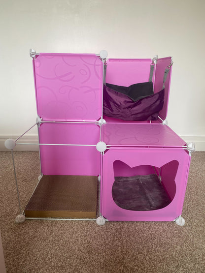Medium-Sized Kitty Cubby Play Tower