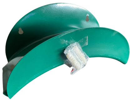 Green Metal Hose Support Hanger