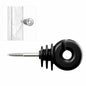 Black Ring Insulator FI5 5mm Screw In Electric Fence Wire Rope Holder for Wooden Fence Posts