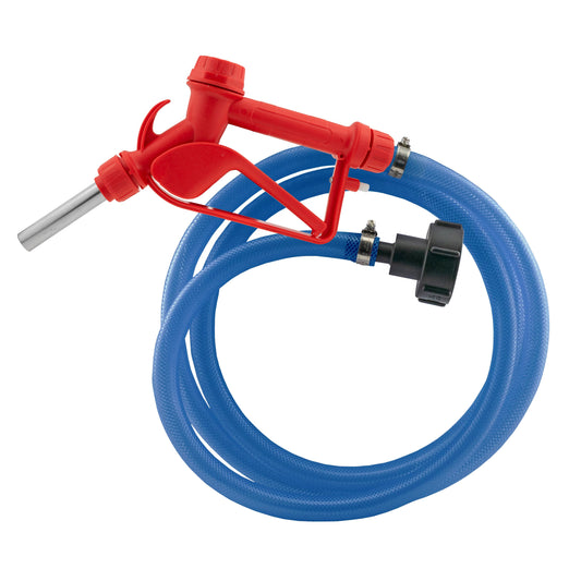 AdBlue Dispensing Kit – Red Metal Nozzle with ¾” Hose and Tank Adapter
