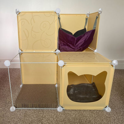Medium-Sized Kitty Cubby Play Tower
