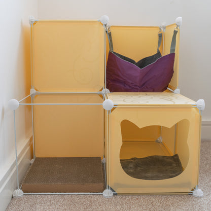 Medium-Sized Kitty Cubby Play Tower
