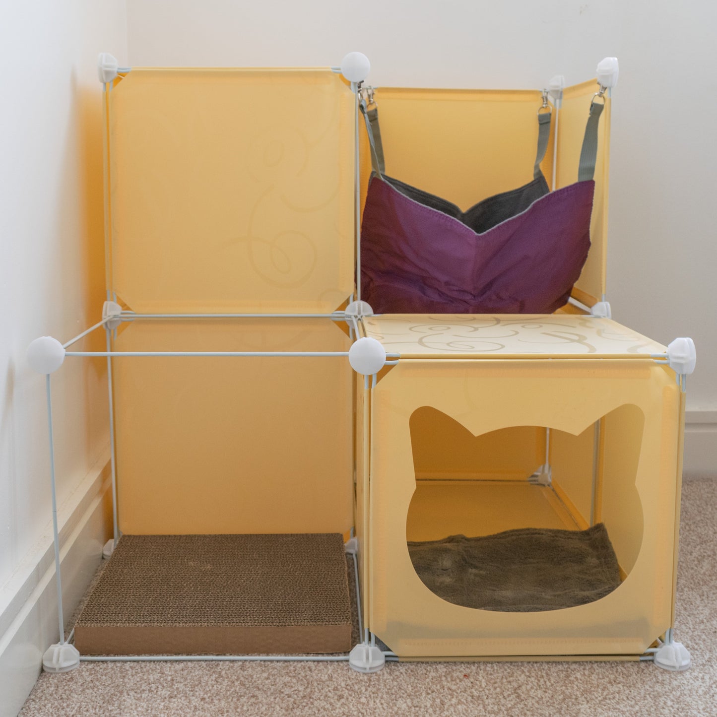 Medium-Sized Kitty Cubby Play Tower