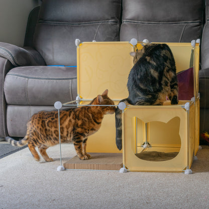 Medium-Sized Kitty Cubby Play Tower