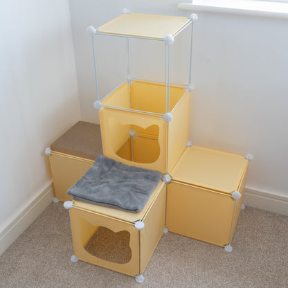 Medium-Sized Kitty Cubby Play Tower