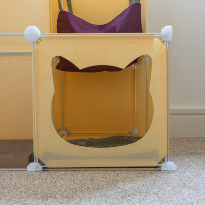 Medium-Sized Kitty Cubby Play Tower