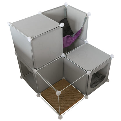 Medium-Sized Kitty Cubby Play Tower