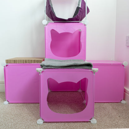 Medium-Sized Kitty Cubby Play Tower