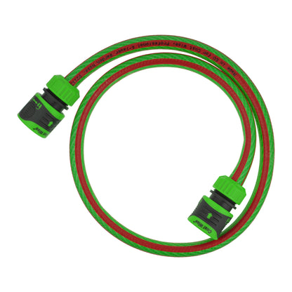 High-Quality Green Garden Hose with Matching Locking Connectors