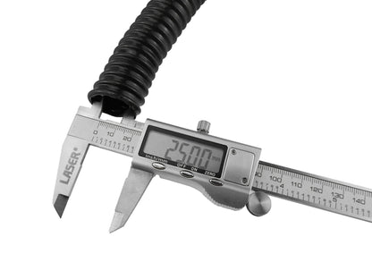 "1" (25mm) Corrugated Hose with 2 Double Wire Hose Clamps