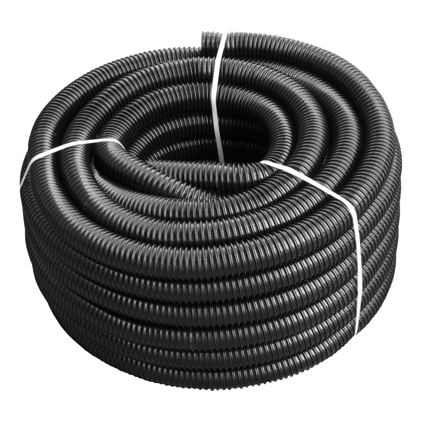 "1" (25mm) Corrugated Hose with 2 Double Wire Hose Clamps