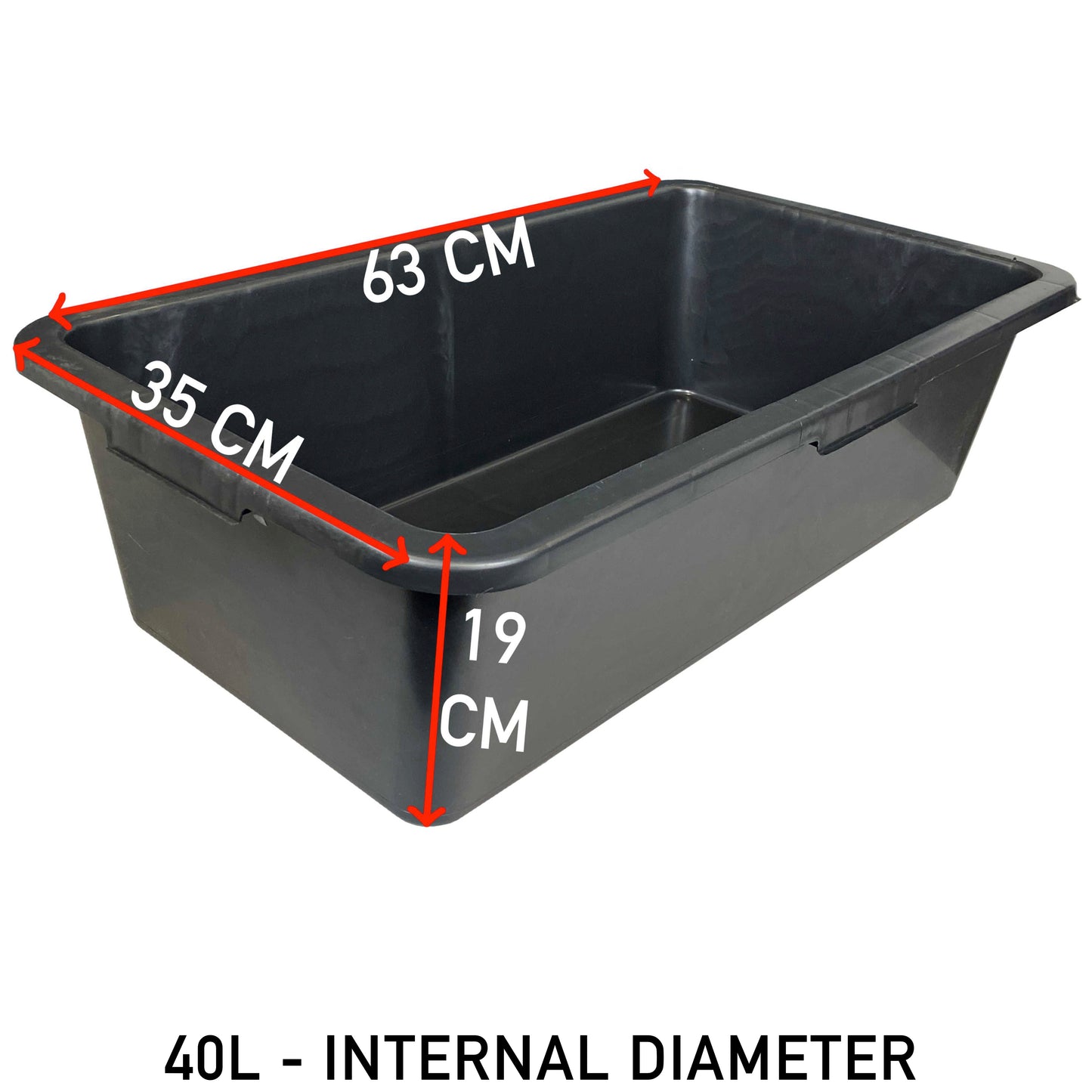 40L Dog Washing Bath with Built-In Tap