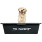 90L Dog Washing Bath with Built-In Tap