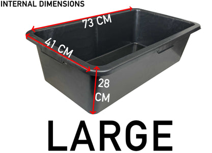 90L Dog Washing Bath with Built-In Tap