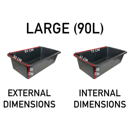 90L Heavy‑Duty Mixing Container