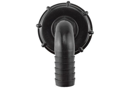 IBC 2" S60X6 Lid with 16mm Hose Tail Elbow Connector