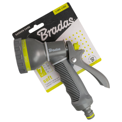 Multi-Function Hose Gun Water Sprayer – 7-Pattern, Lime