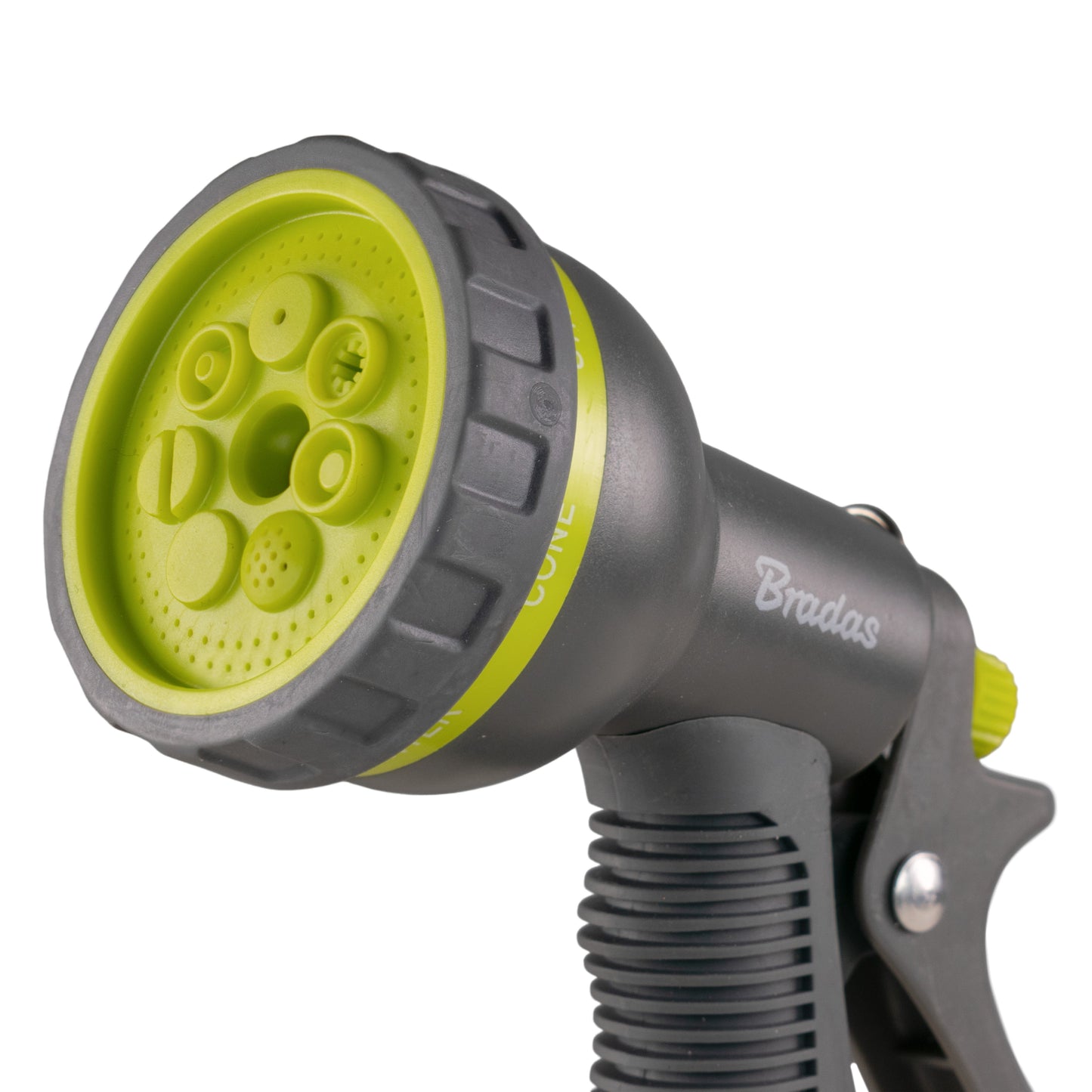 Multi-Function Hose Gun Water Sprayer – 7-Pattern, Lime