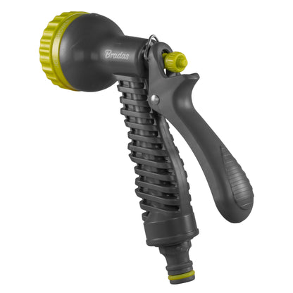 Adjustable Hose Gun Water Sprayer – 7-Pattern, Lime