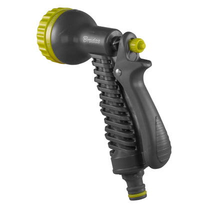 Adjustable Hose Gun Water Sprayer – 7-Pattern, Lime