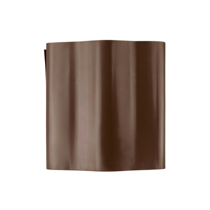 Brown Plastic Wave‑Pattern Lawn Edging Strip – 10cm × 9m