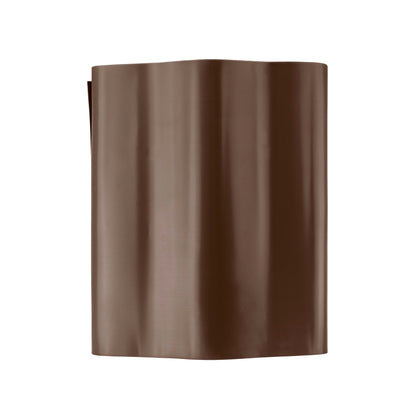 Brown Plastic Wave‑Pattern Lawn Edging Strip – 15cm × 9m