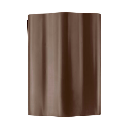Brown Plastic Wave‑Pattern Lawn Edging Strip – 20cm × 9m