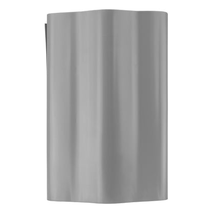 Light Grey Plastic Wave‑Pattern Lawn Edging Strip – 25cm × 9m