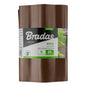 Brown Plastic Wave‑Pattern Lawn Edging Strip – 25cm × 9m