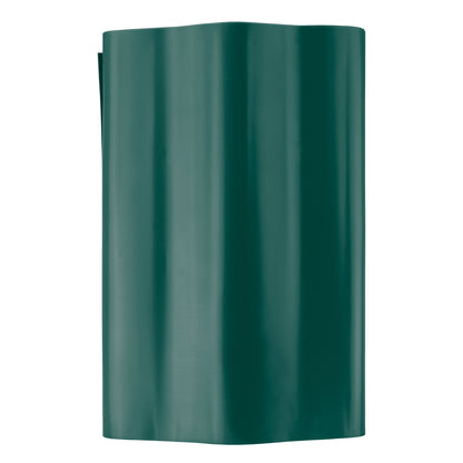 Green Plastic Wave‑Pattern Lawn Edging Strip – 25cm × 9m