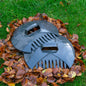 Dark Grey Leaf Grabber Scoops for Garden Cleaning