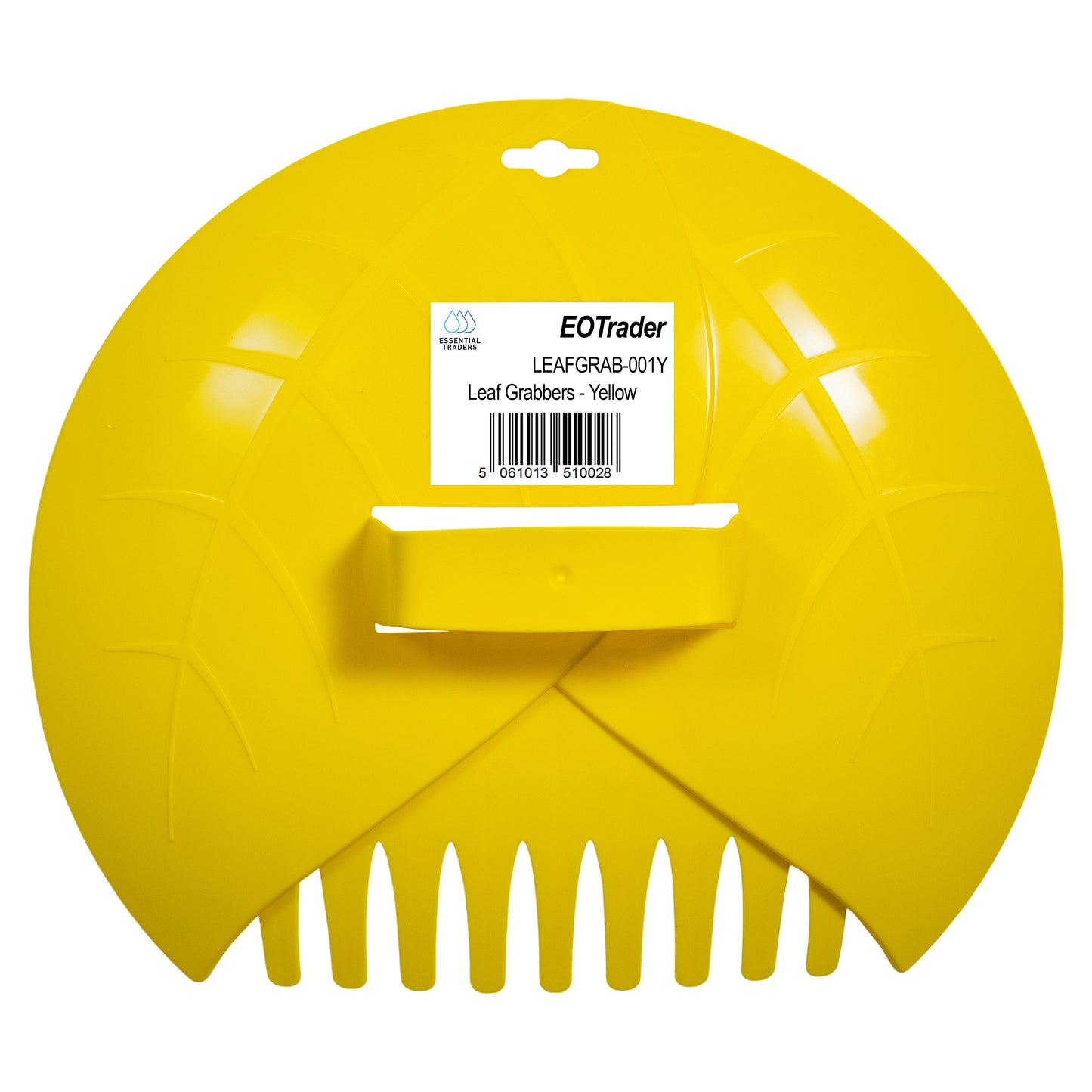 Leaf Grabber Scoops for Garden Cleaning Yellow