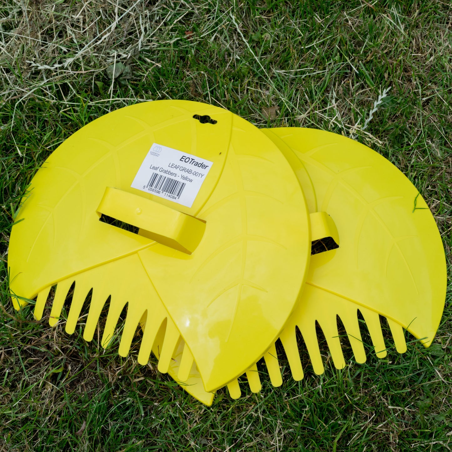 Leaf Grabber Scoops for Garden Cleaning Yellow