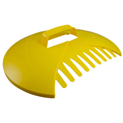 Leaf Grabber Scoops for Garden Cleaning Yellow