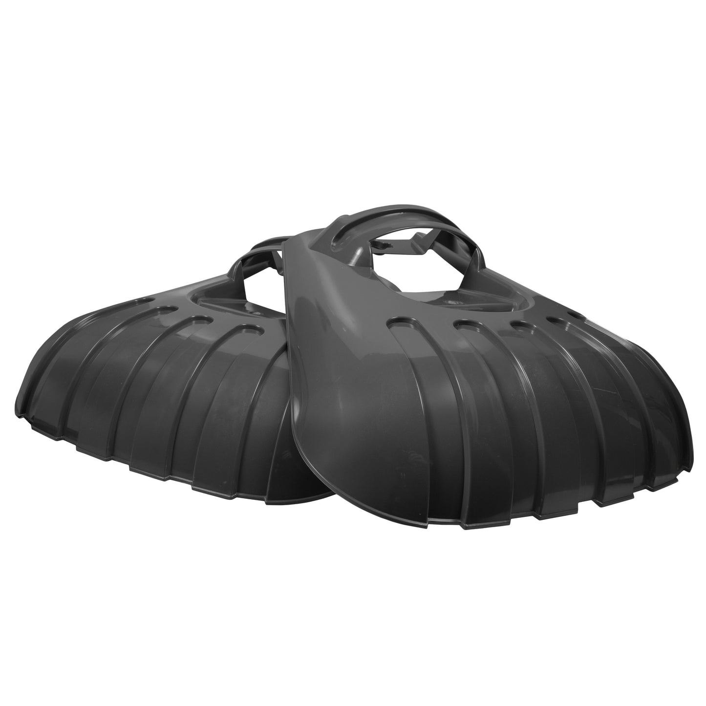 Dark Grey Large Leaf Grabber Scoops for Garden Cleaning
