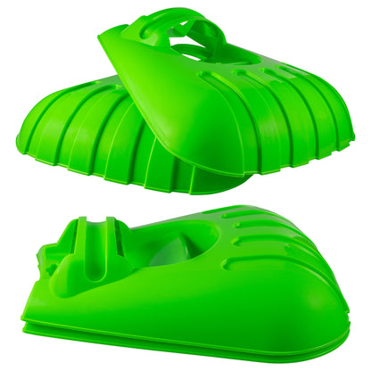 Green Large Leaf Grabber Scoops for Garden Cleaning