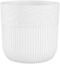 Luca Decorative Pot 140mm – White, No Drainage Hole