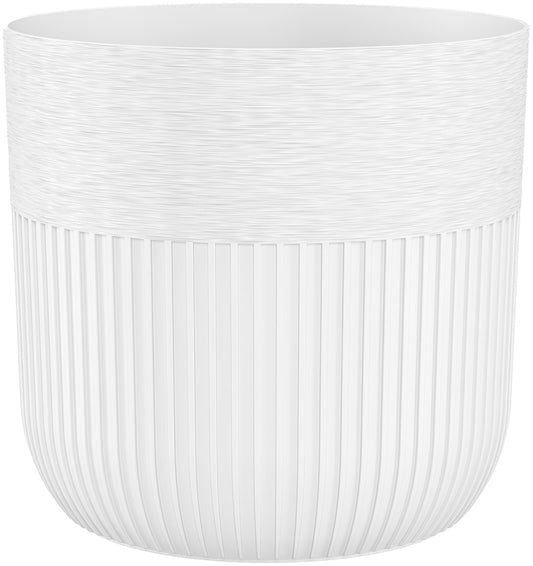 Luca Decorative Pot 160mm – White, No Drainage Hole