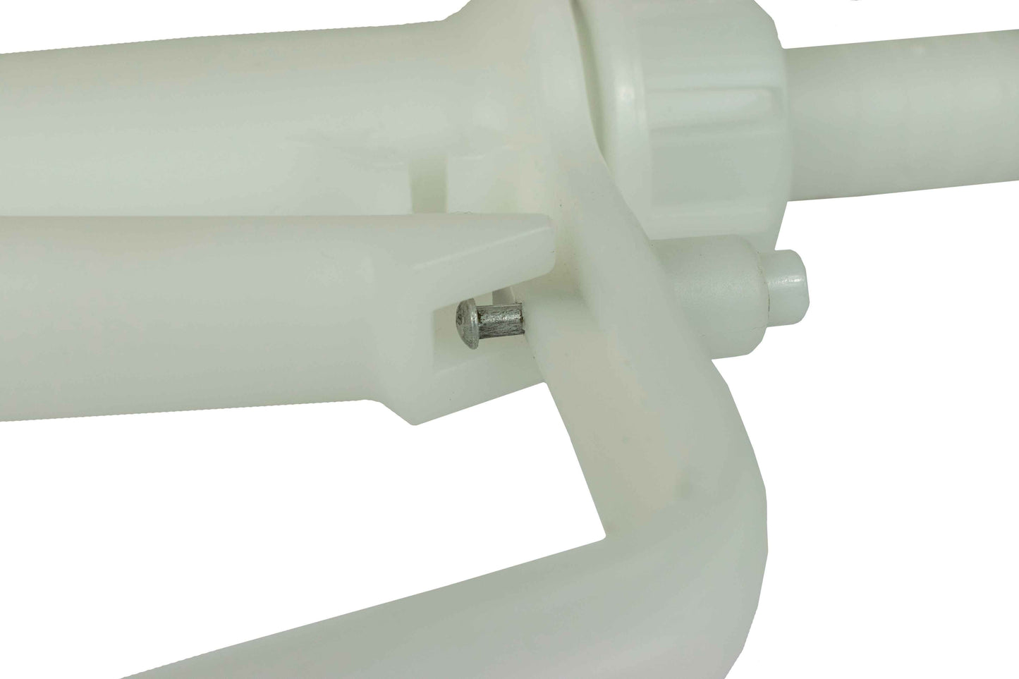 White Fuel Pump Gun – 3/4” Barb Inlet/25mm Outlet