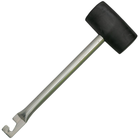 Heavy-Duty Rubber Mallet Tool with Hook