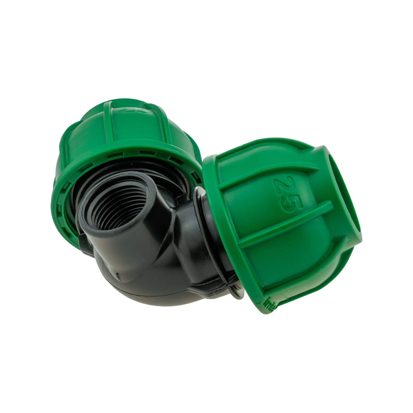 25mm MDPE Elbow-Tee Connector with ½" BSP Female