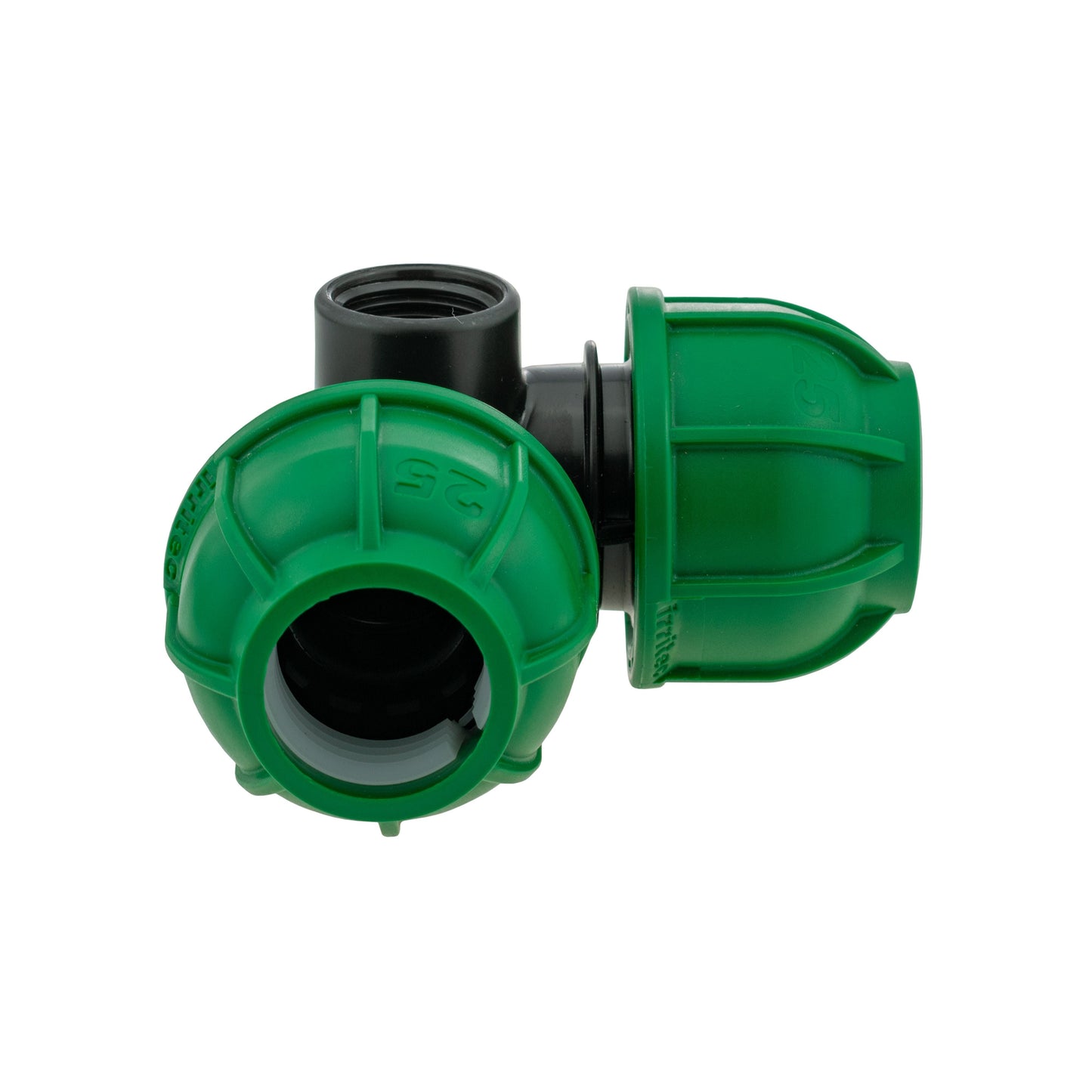 25mm MDPE Elbow-Tee Connector with ½" BSP Female