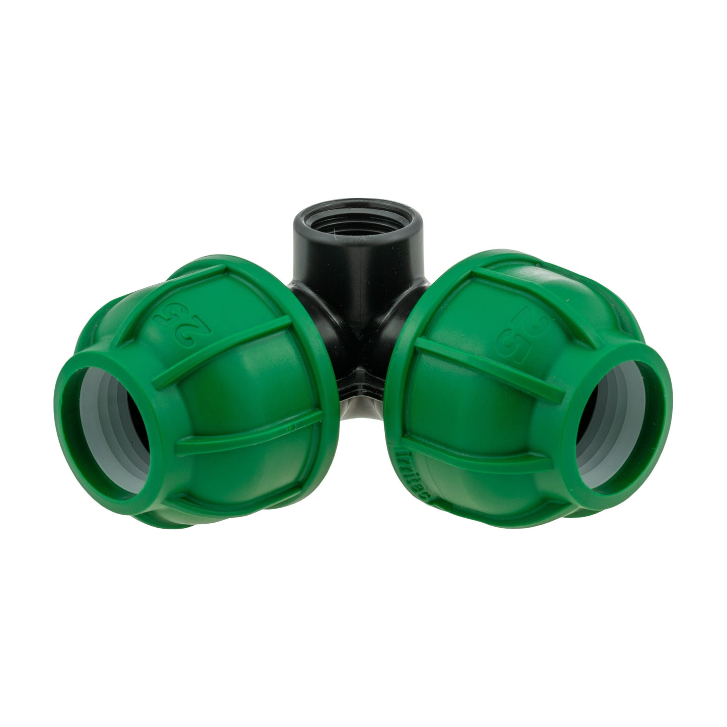 25mm MDPE Elbow-Tee Connector with ½" BSP Female