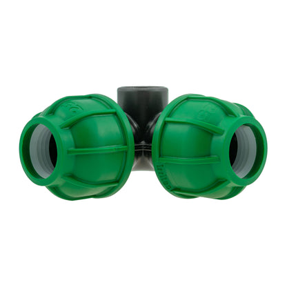 25mm MDPE Elbow-Tee Connector with ½" BSP Female