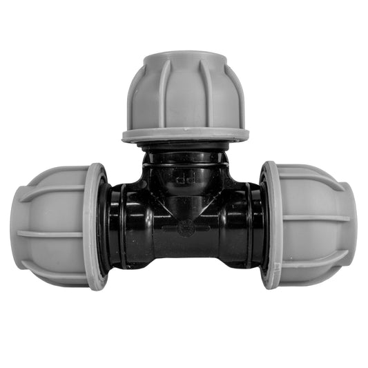 25mm - 32mm – 25mm MDPE Reducing Tee Coupling
