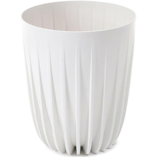 Mira Decorative Pot 145mm – White, No Drainage Hole