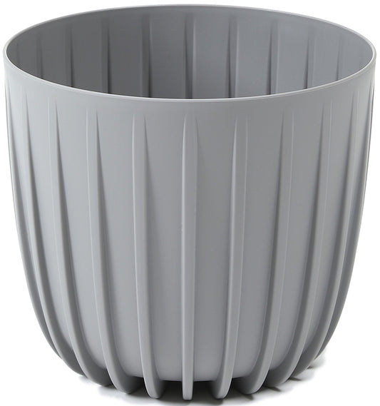 Mira Decorative Pot 160mm – Gray, No Drainage Hole