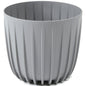 Mira Decorative Pot 180mm – Gray, No Drainage Hole
