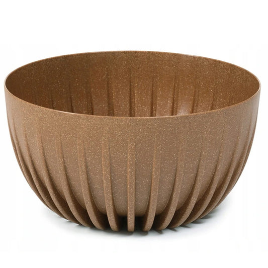 Mira Eco Wood Bowl Planter with Insert and Drainage Plug – 300mm